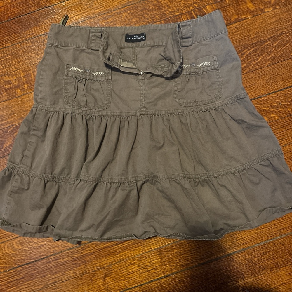Vintage Y2K Ruffle Balenciaga Skirt